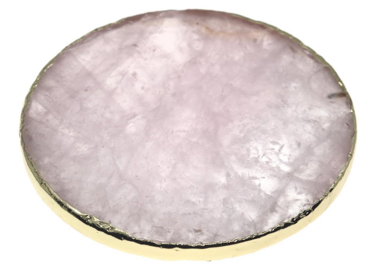 Agate Rose Pink Coasters